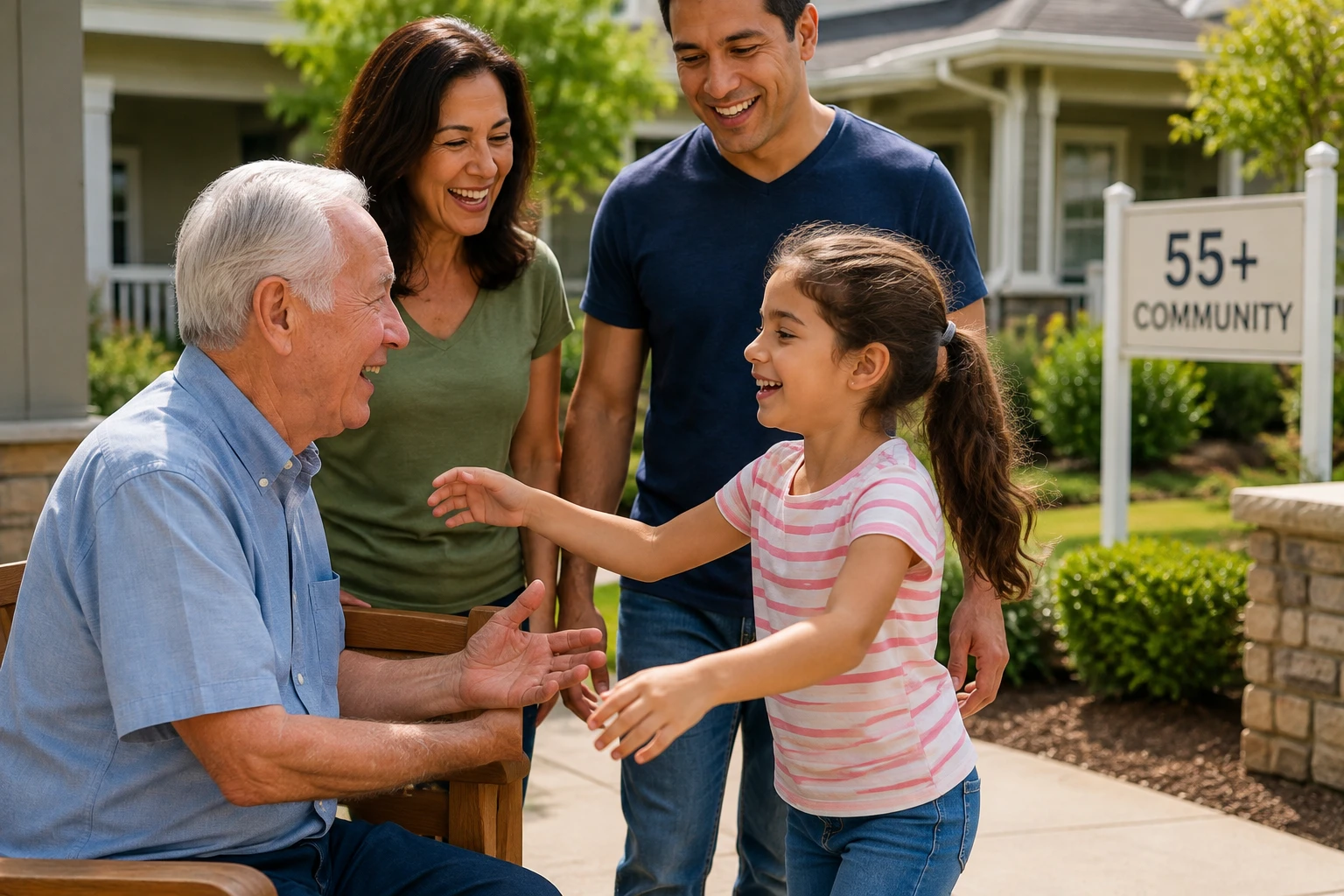 Can Children Visit a 55+ Community?