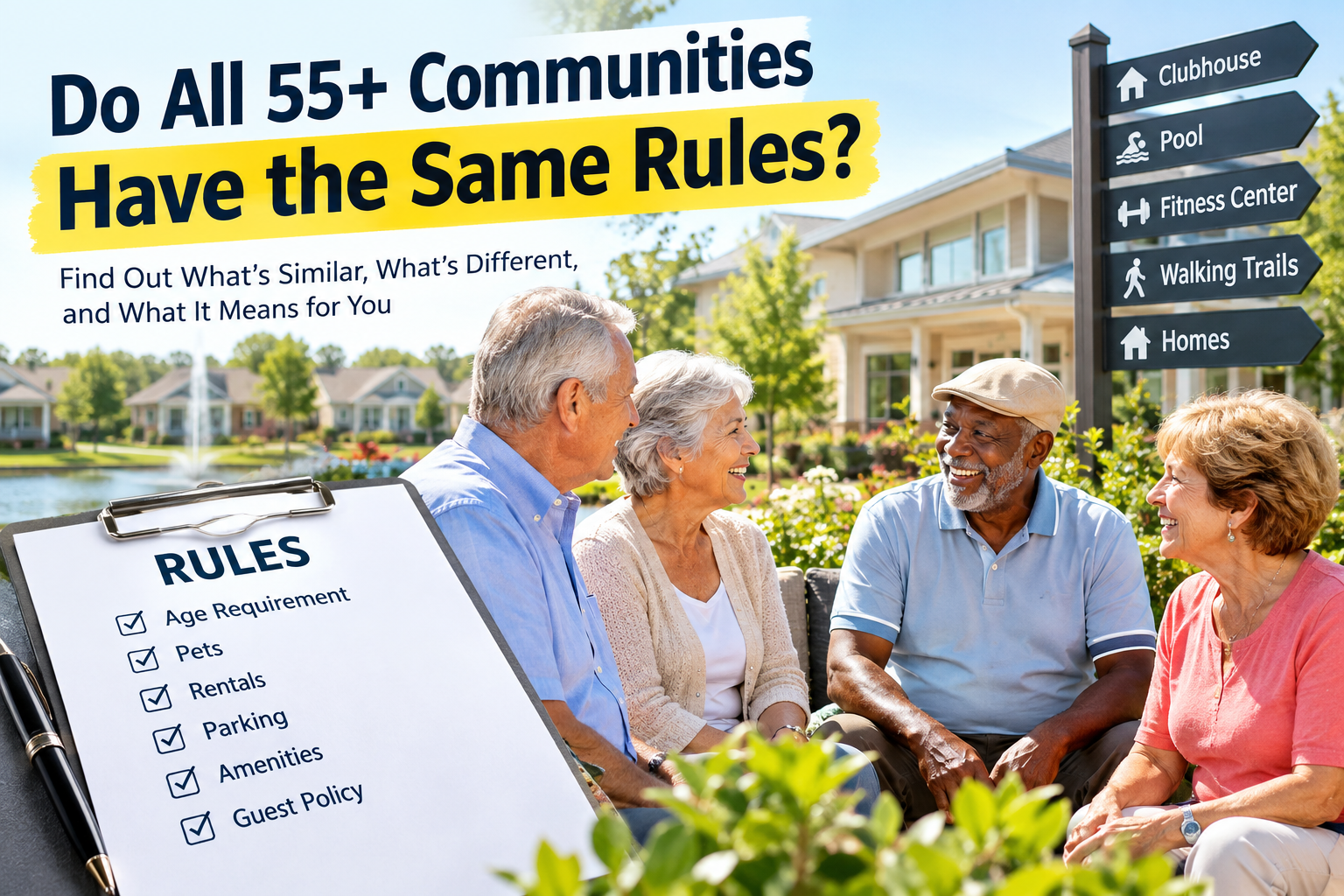Do All 55+ Communities Have the Same Rules?