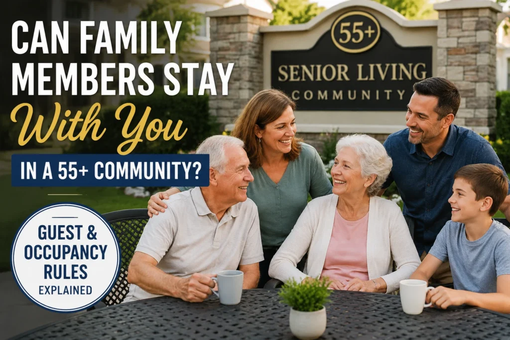 Can Family Members Stay With You in a 55+ Community?