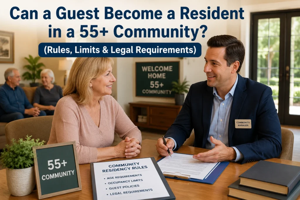 Can a Guest Become a Resident in a 55+ Community?