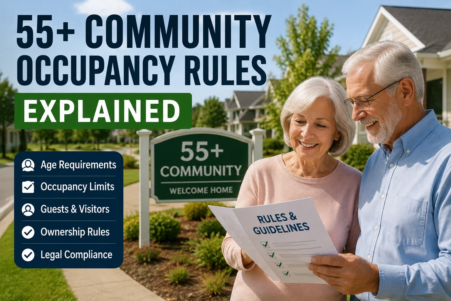 55+ Community Occupancy Rules Explained