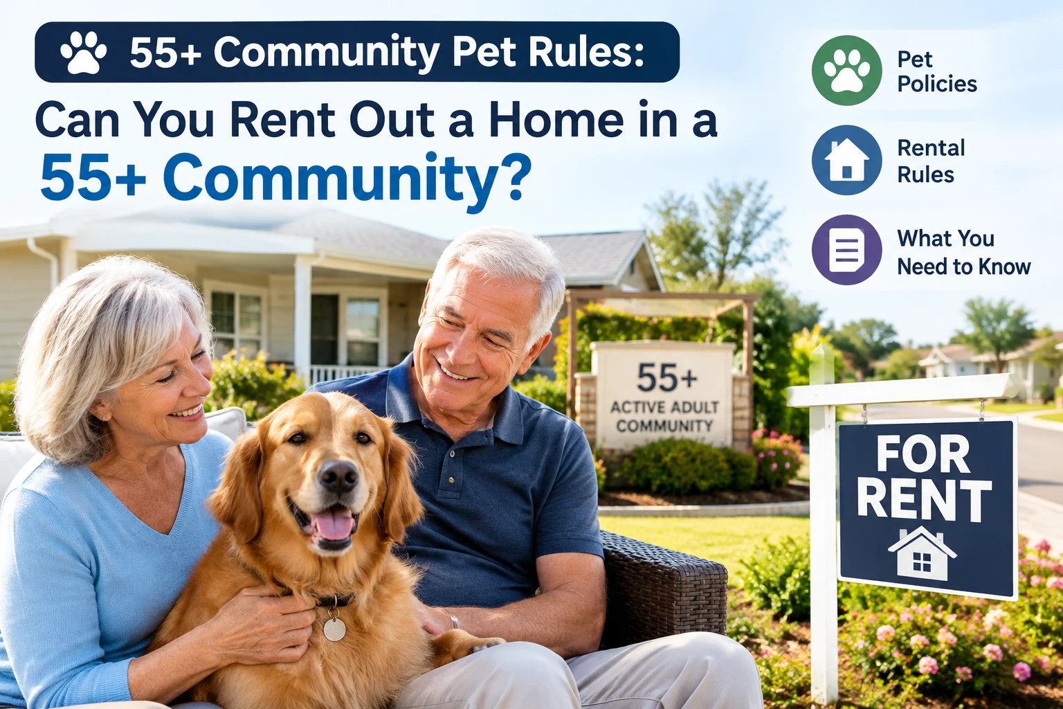 Can You Rent Out a Home in a 55+ Community?